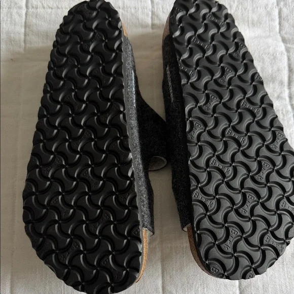 Birkenstock Dark Gray Wool Sandals - Picture 4 of 4
